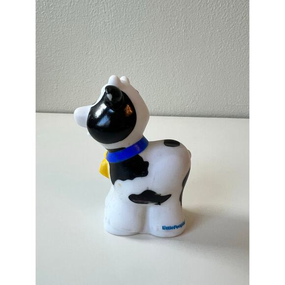 Fisher-Price Little People Farmers Set of 4 Girl Boy Brown Horse Cow Toy - Picture 14 of 15